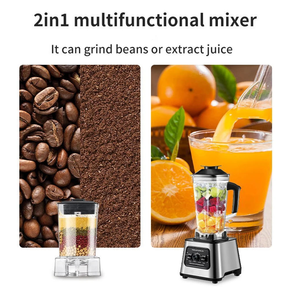 6000W Powerful Blender Mixer Juicer Smoothie