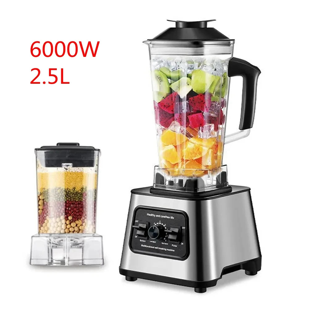 6000W Powerful Blender Mixer Juicer Smoothie