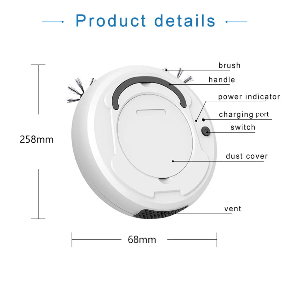 Automatic Smart Robot Vacuum Cleaner Small Vacuum