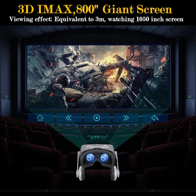 G07E Virtual Reality VR Glasses Huge Screen