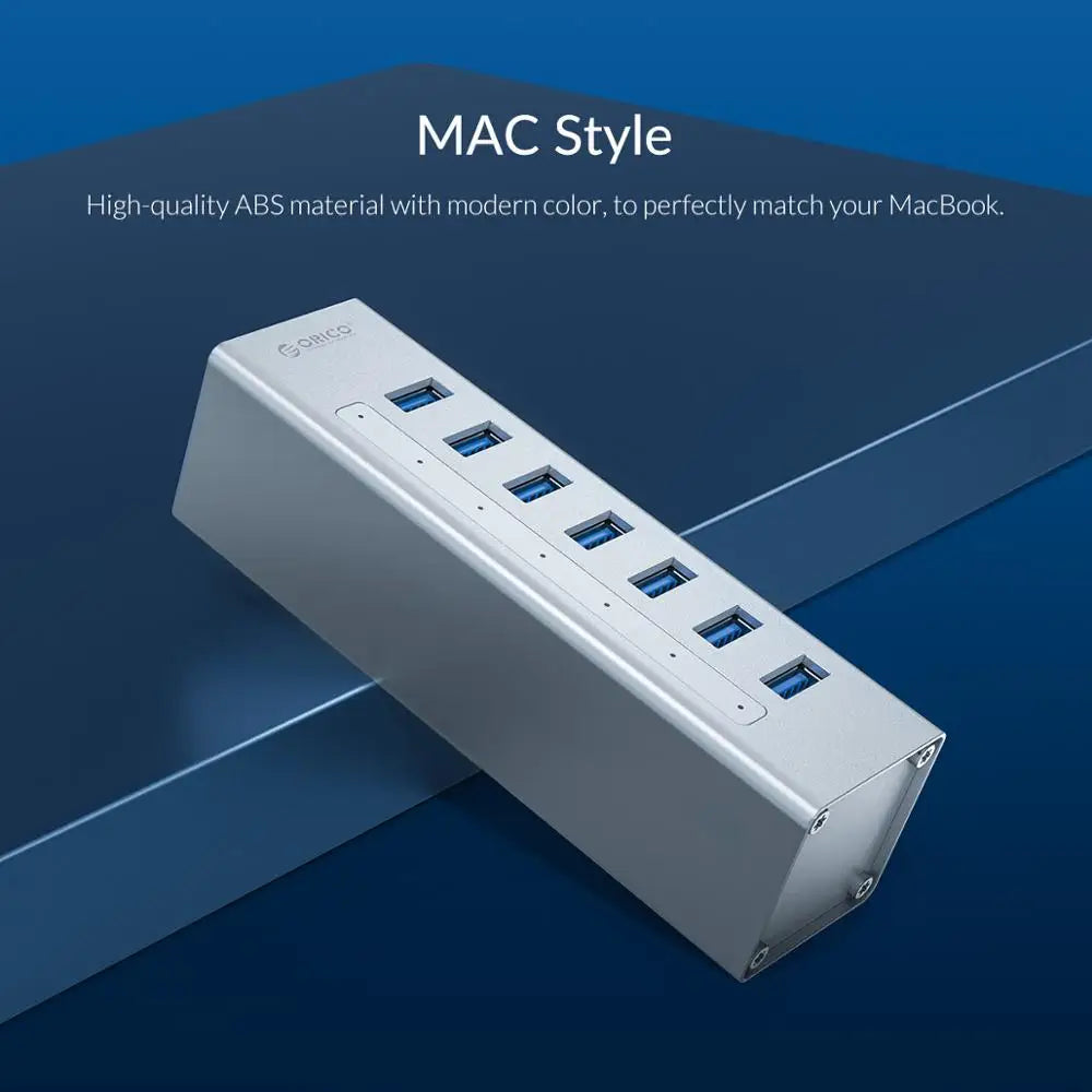 ORICO Aluminum 7 Ports USB 3.0 Hub Multi USB