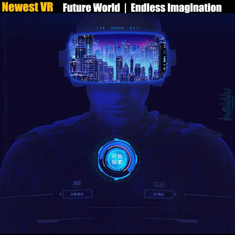 G07E Virtual Reality VR Glasses Huge Screen