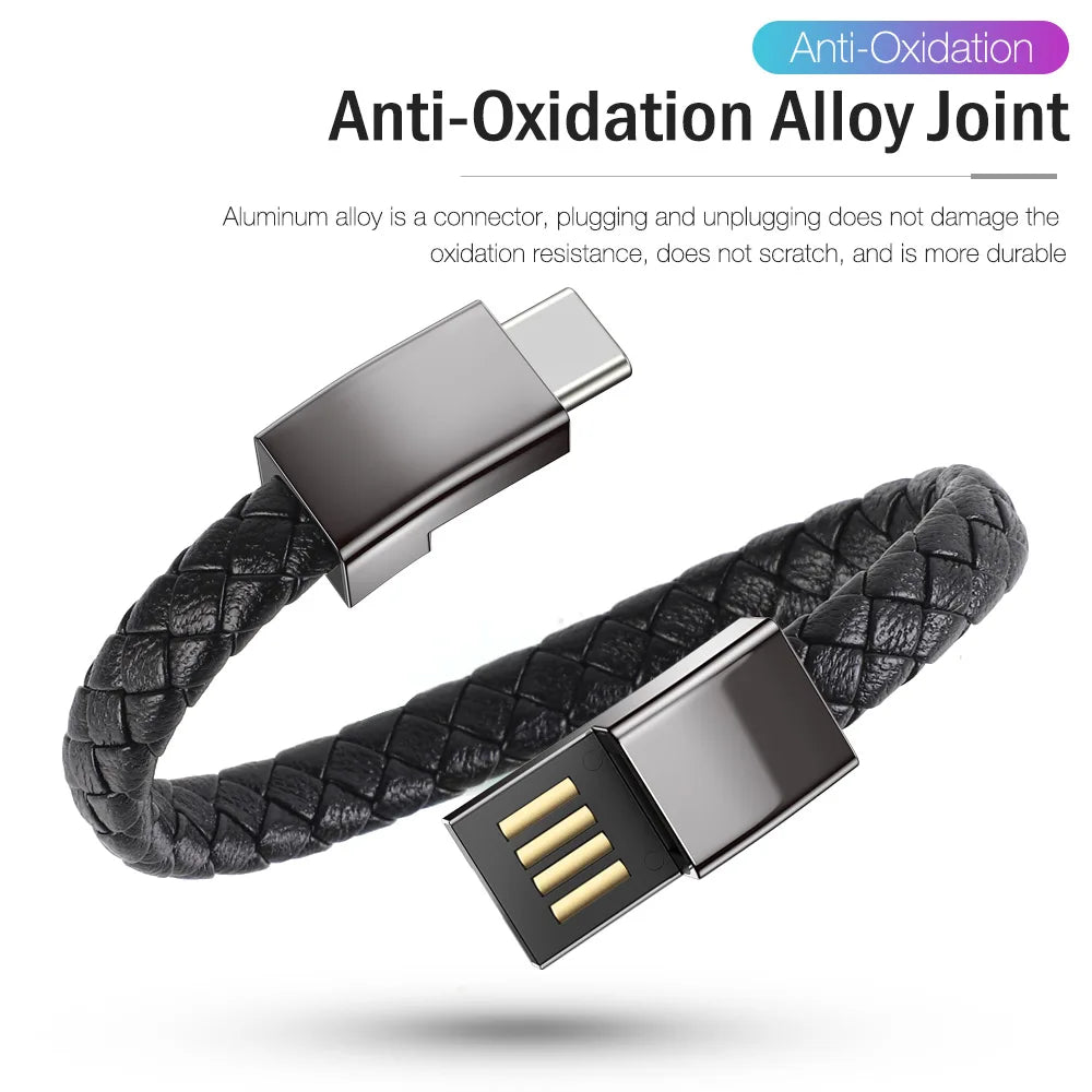 Portable bracelet Fast charging cable