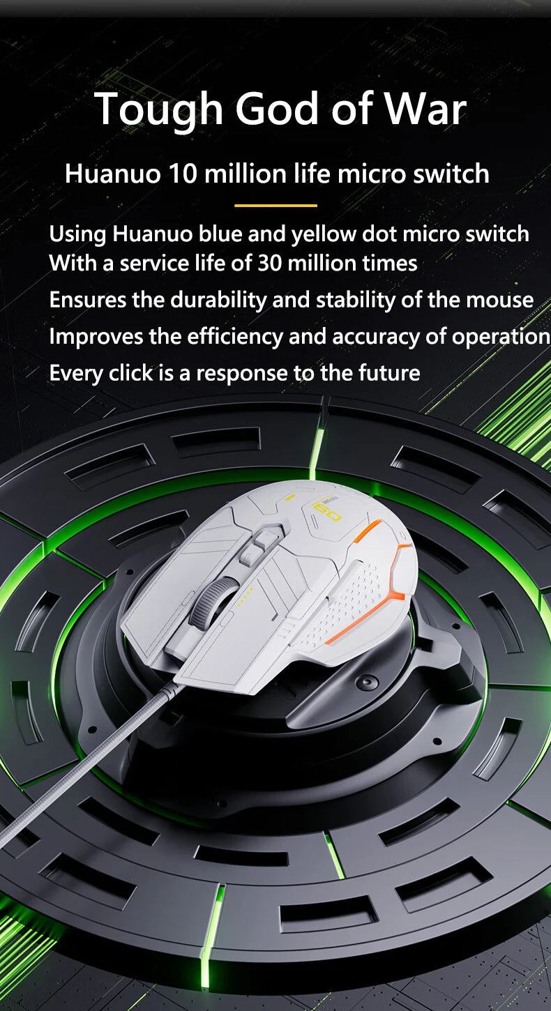 Inphic PG9 wired gaming mouse 6 buttons