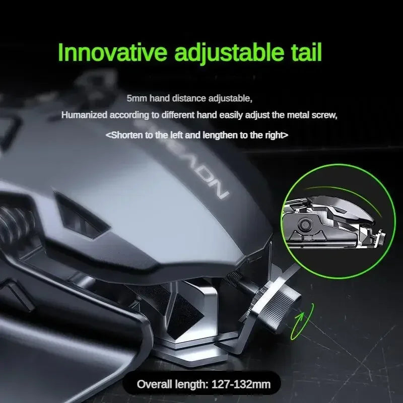 EWEADN Wired Mouse Mechanical Feel Ergonomic