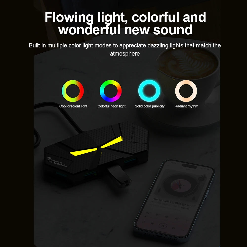 7 Ports USB 3.0 HUB USB Docking Station USB