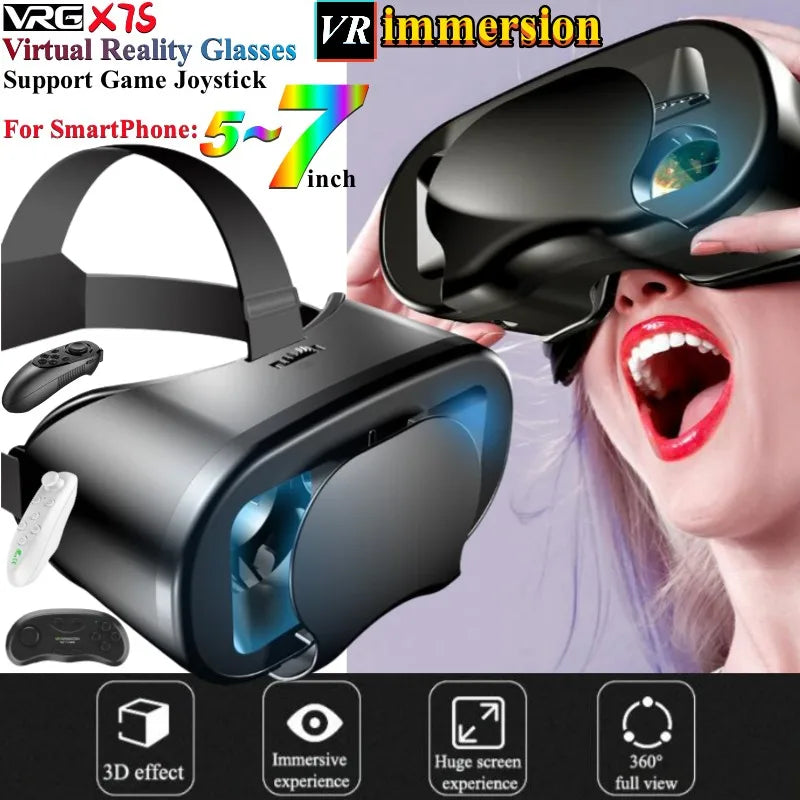 X7S Virtual Reality Glasses IMAX HD Huge Screen