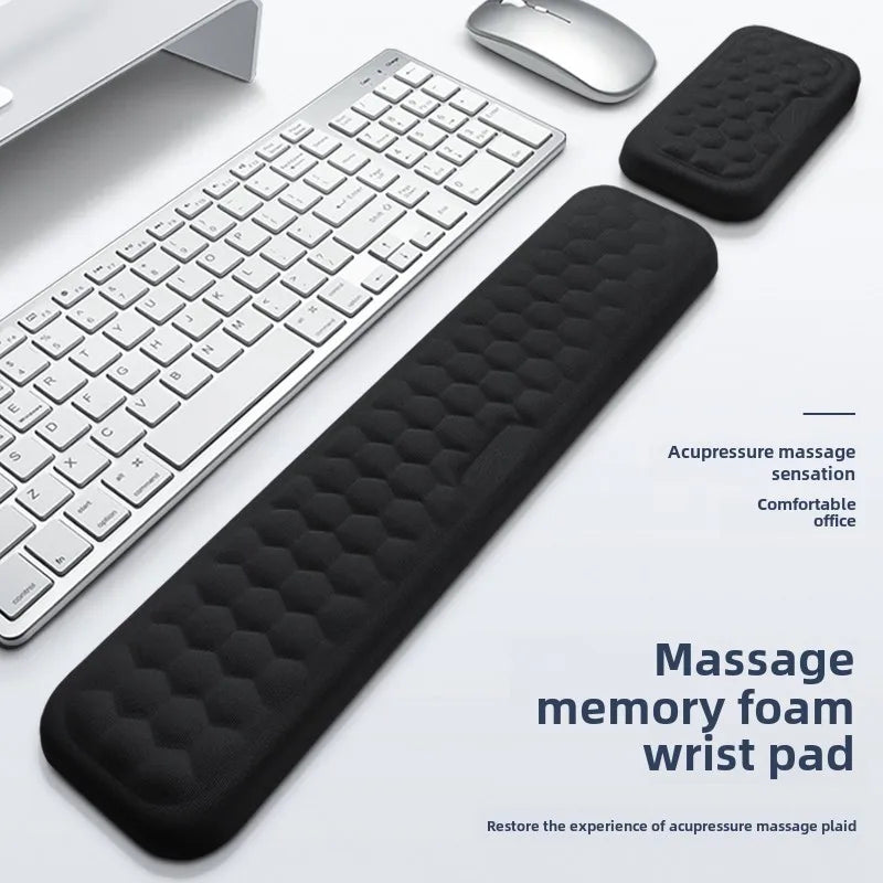 Keyboard mouse wrist rest relax wrist memory