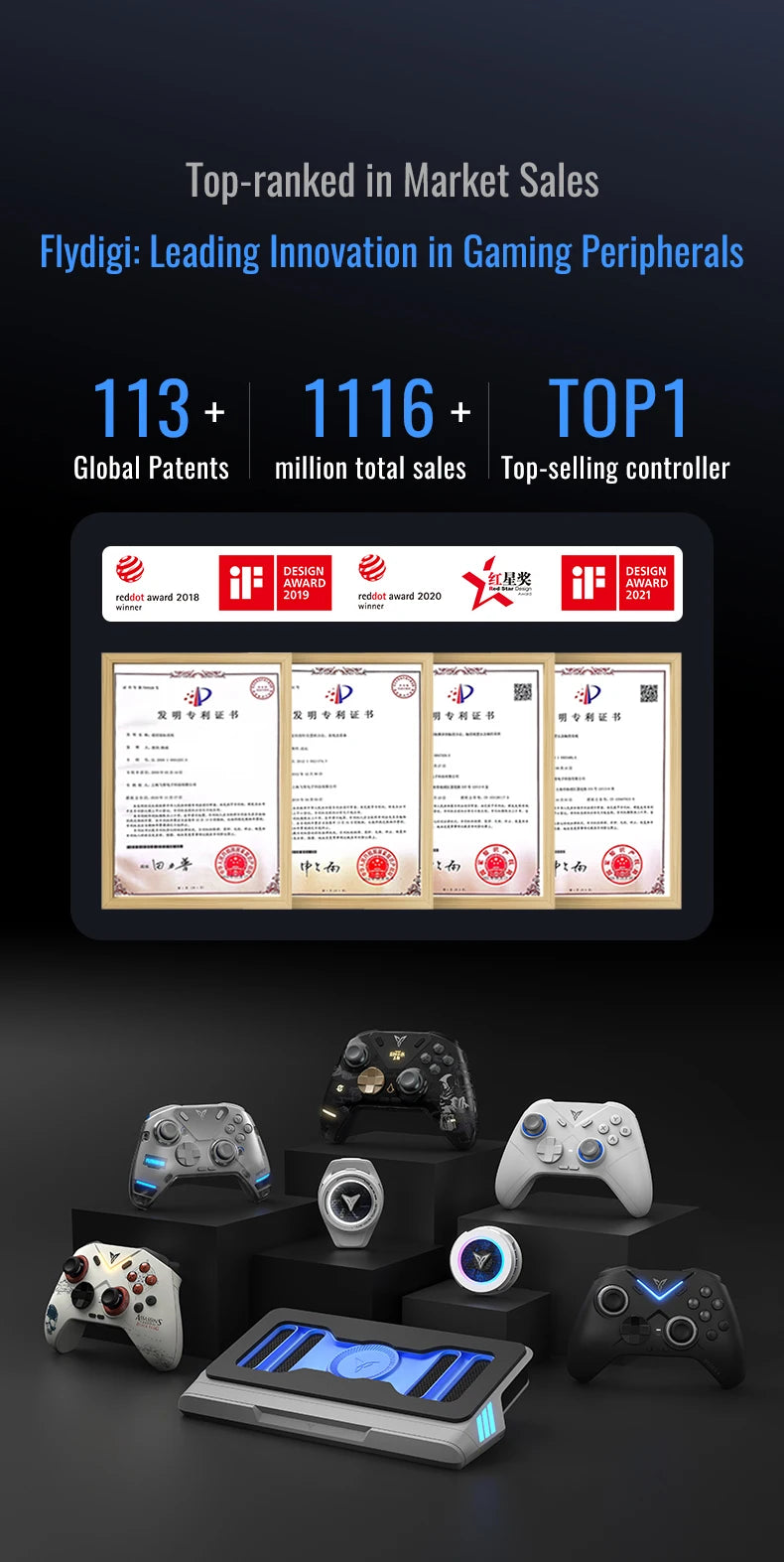 Flydigi Vader 4 Pro Wireless Gaming Controller