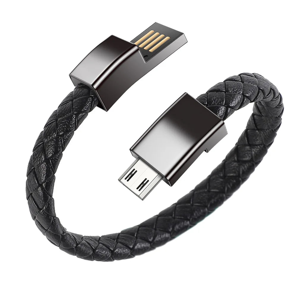 Portable bracelet Fast charging cable