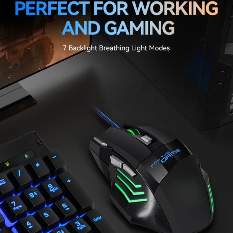G6 USB Wired Gaming Mouse 7 Button 5500DPI