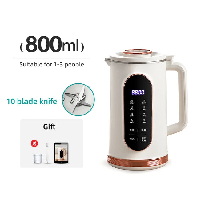 800ml/1500ml Soy Milk Machine Electric Juicer