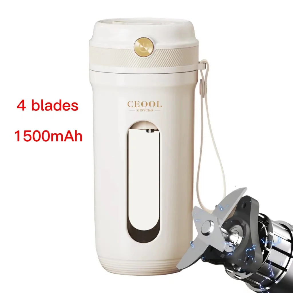 Mini Portable Blender Electric Fruit Juicer Mixers
