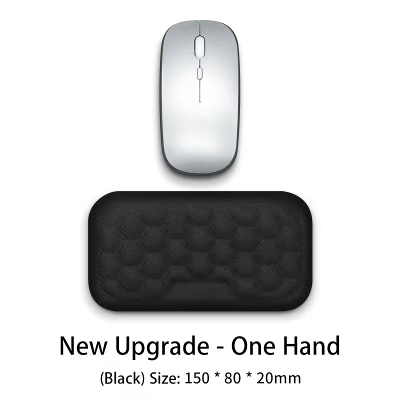 Keyboard mouse wrist rest relax wrist memory