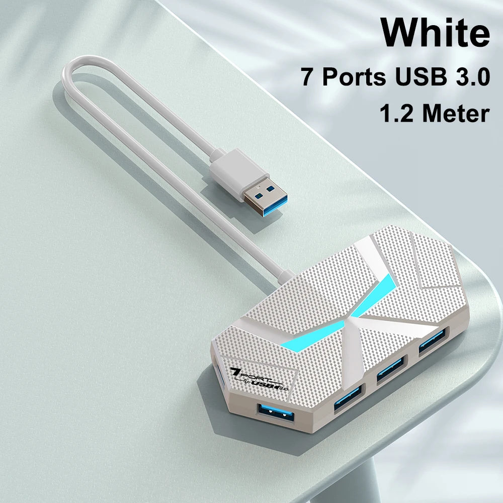 7 Ports USB 3.0 HUB USB Docking Station USB