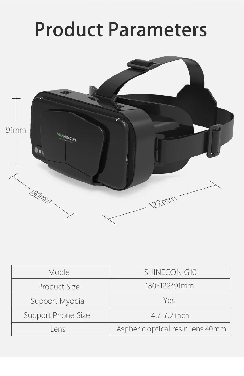 G10 VR Glasses VR Smart Glasses Headset Smart