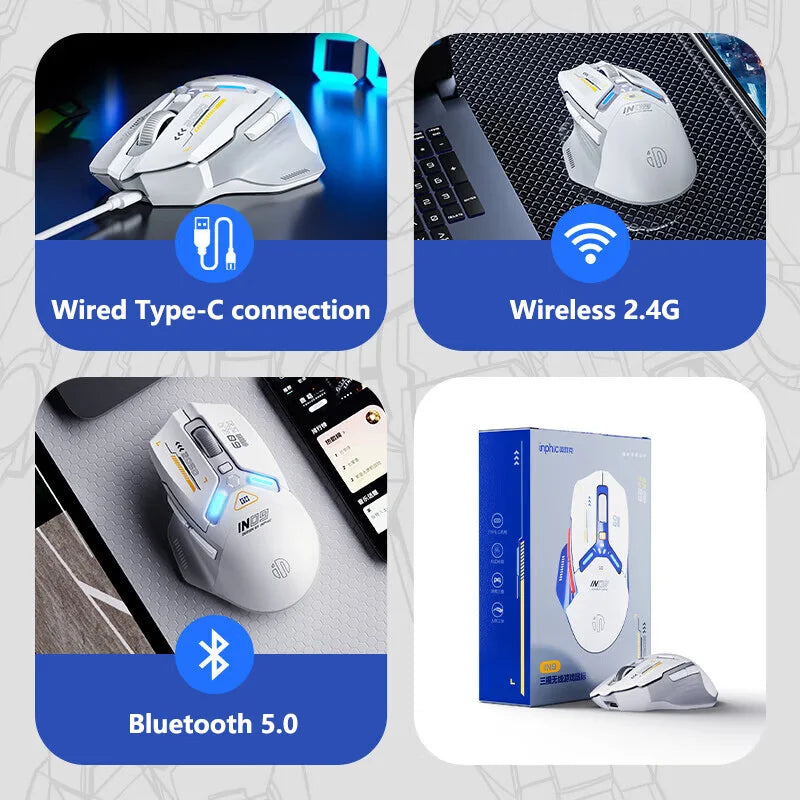 Inphic IN9 Wireless Gaming Mouse Rechargeable