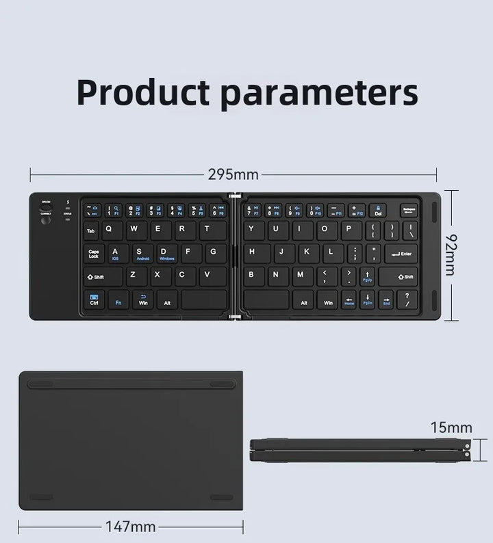 Mini Foldable Wireless Keyboard
