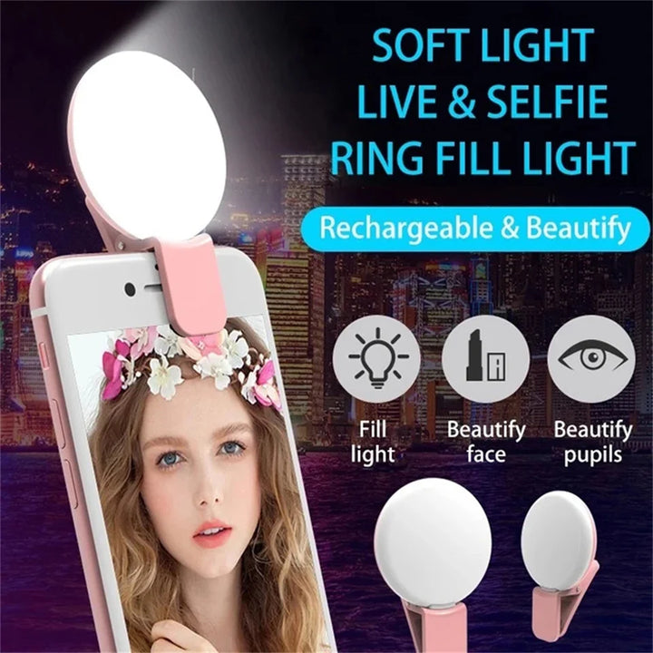 Portable LED Lamp Phone Live Video Beauty Light
