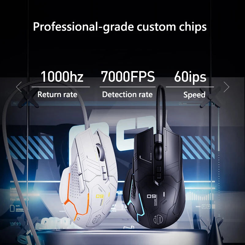 Inphic PG9 wired gaming mouse 6 buttons