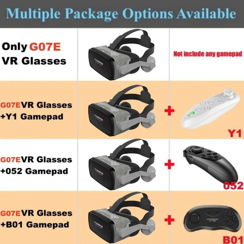 G07E Virtual Reality VR Glasses Huge Screen