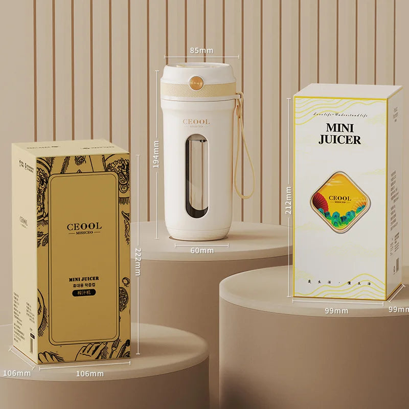 Mini Portable Blender Electric Fruit Juicer Mixers