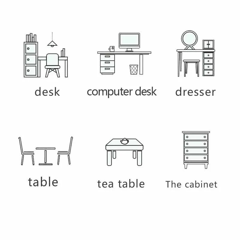 Leather Desk Mat Pink Solid Color Mousepad