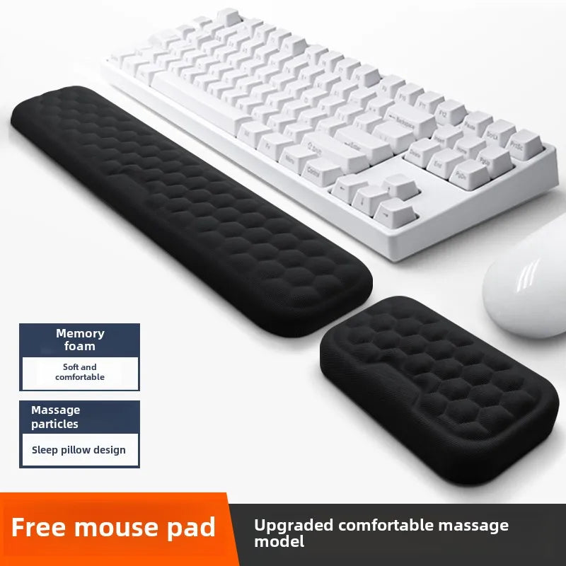 Keyboard mouse wrist rest relax wrist memory