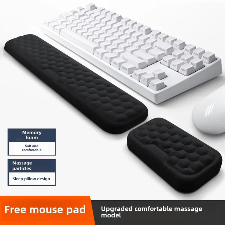 Keyboard mouse wrist rest relax wrist memory