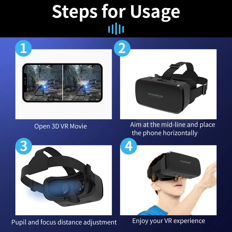 Virtual Reality Glasses IMAX Giant Screen 3D Movie