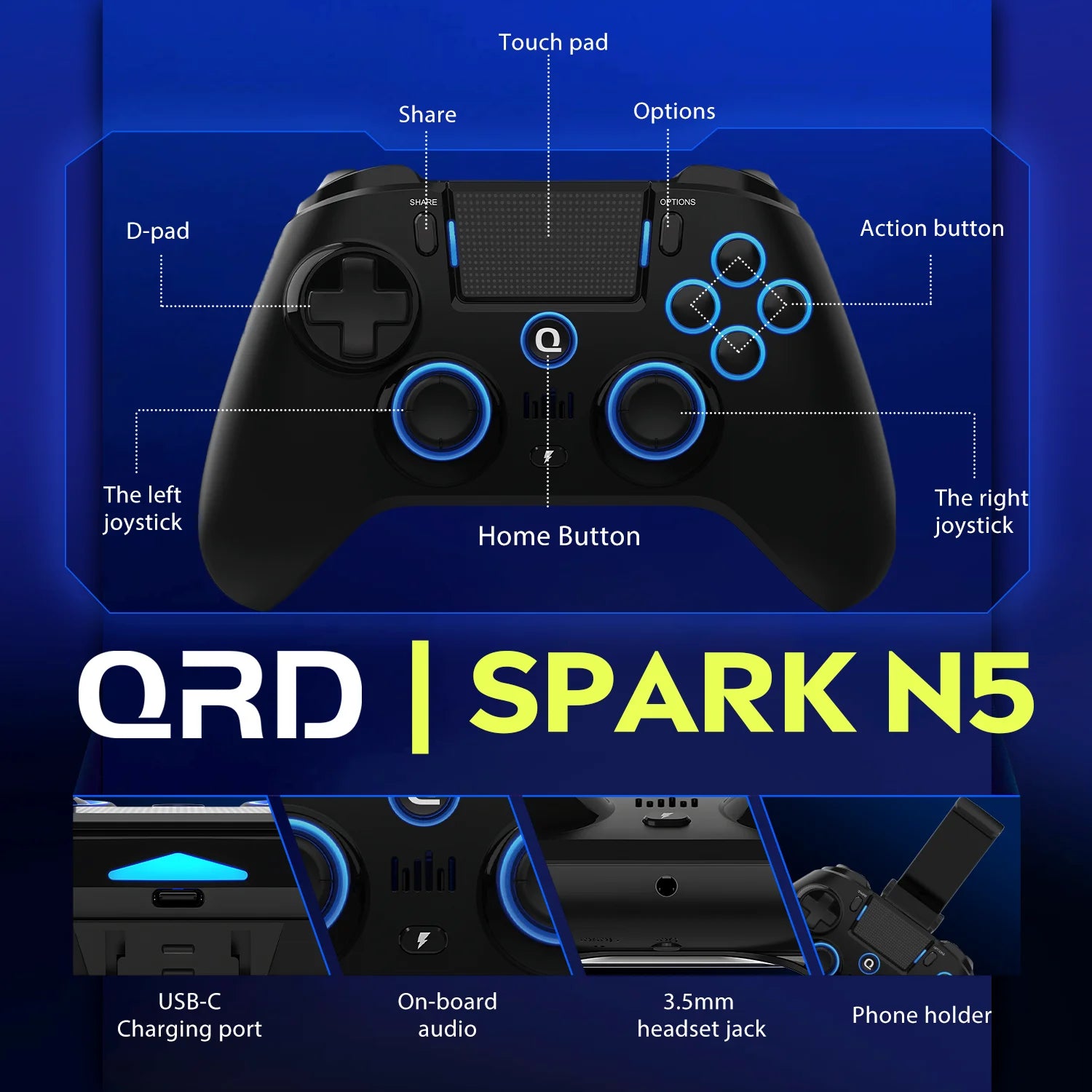 Original QRD Spark N5 Wireless Controller