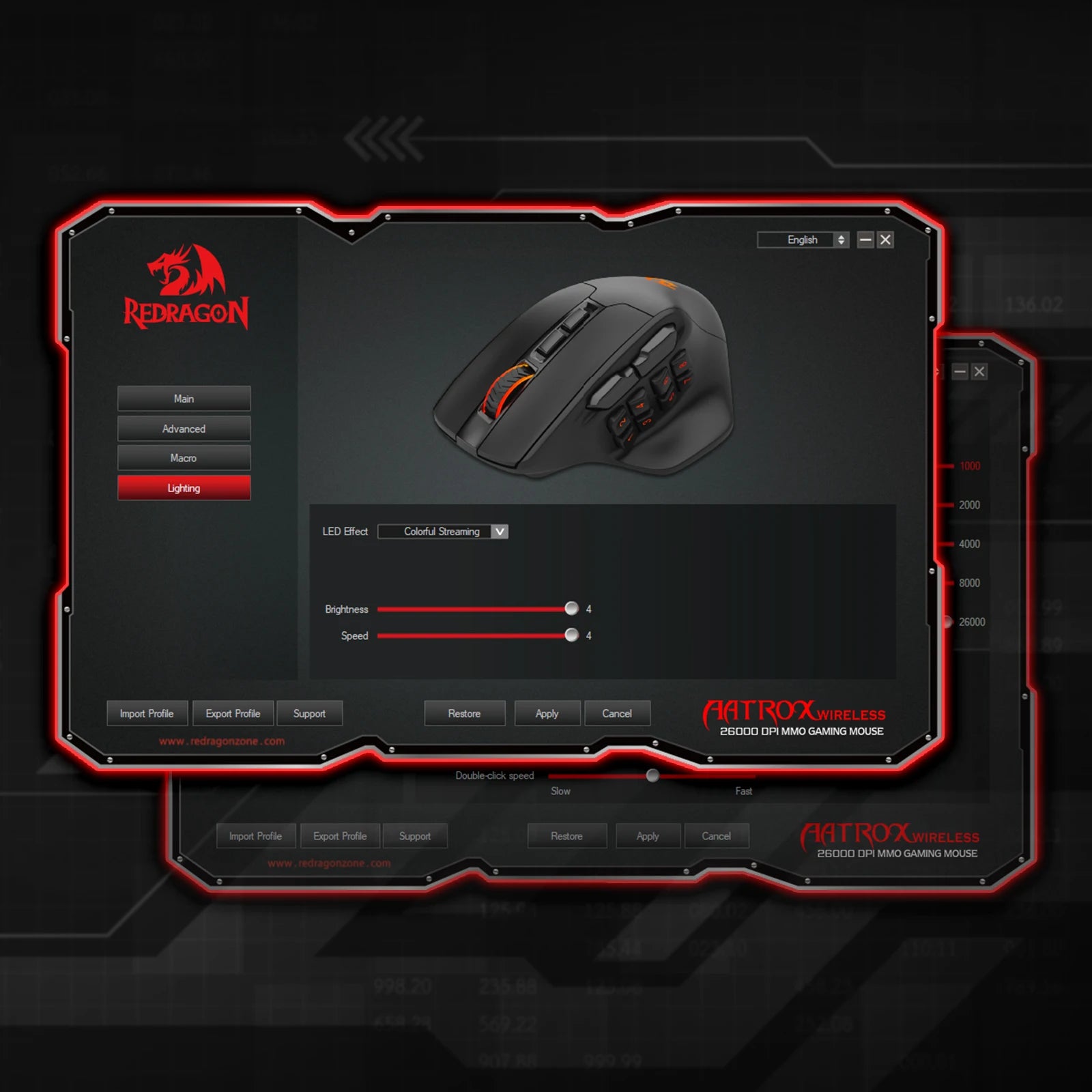 Redragon M811 PRO Wireless MMO Gaming Mouse