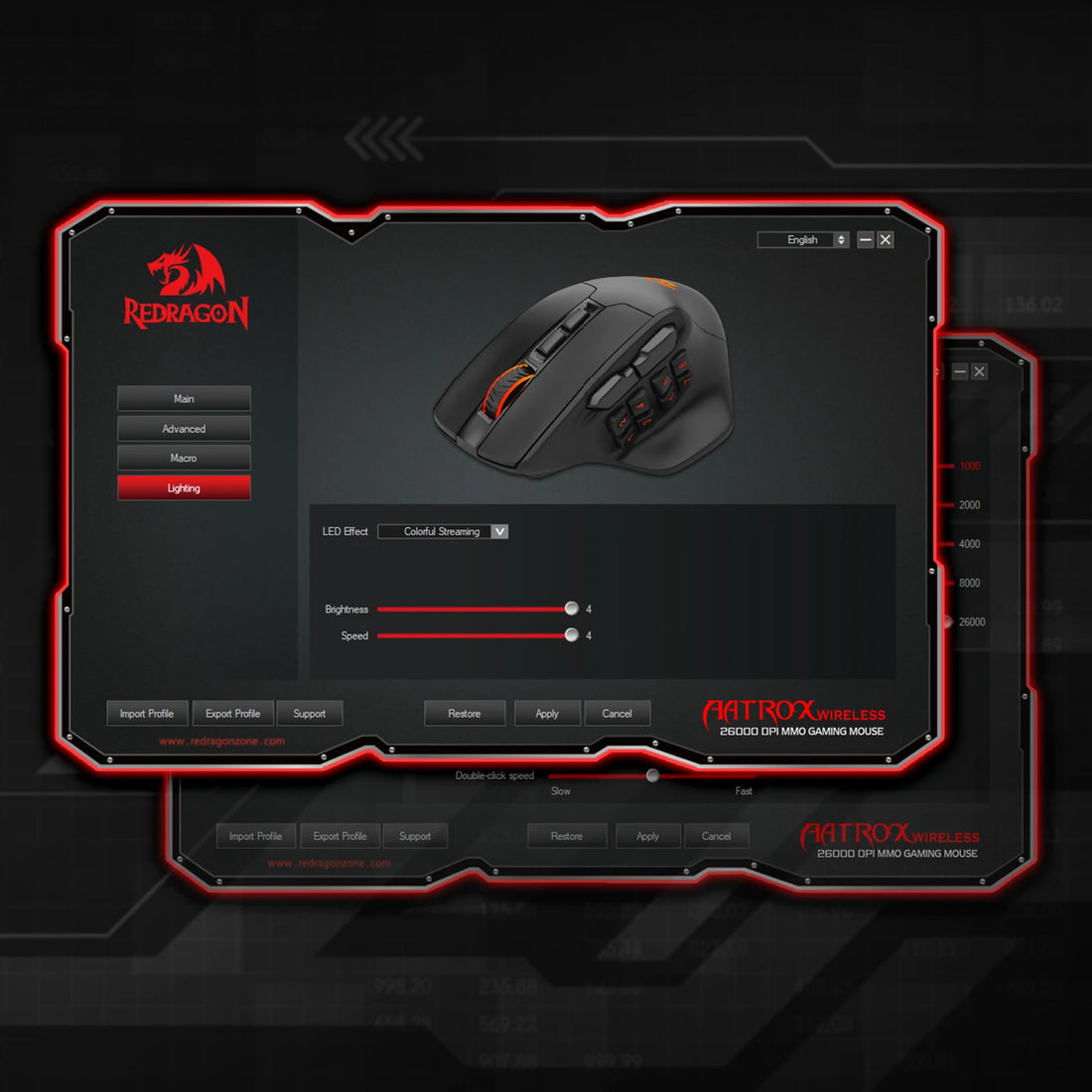 Redragon M811 PRO Wireless MMO Gaming Mouse