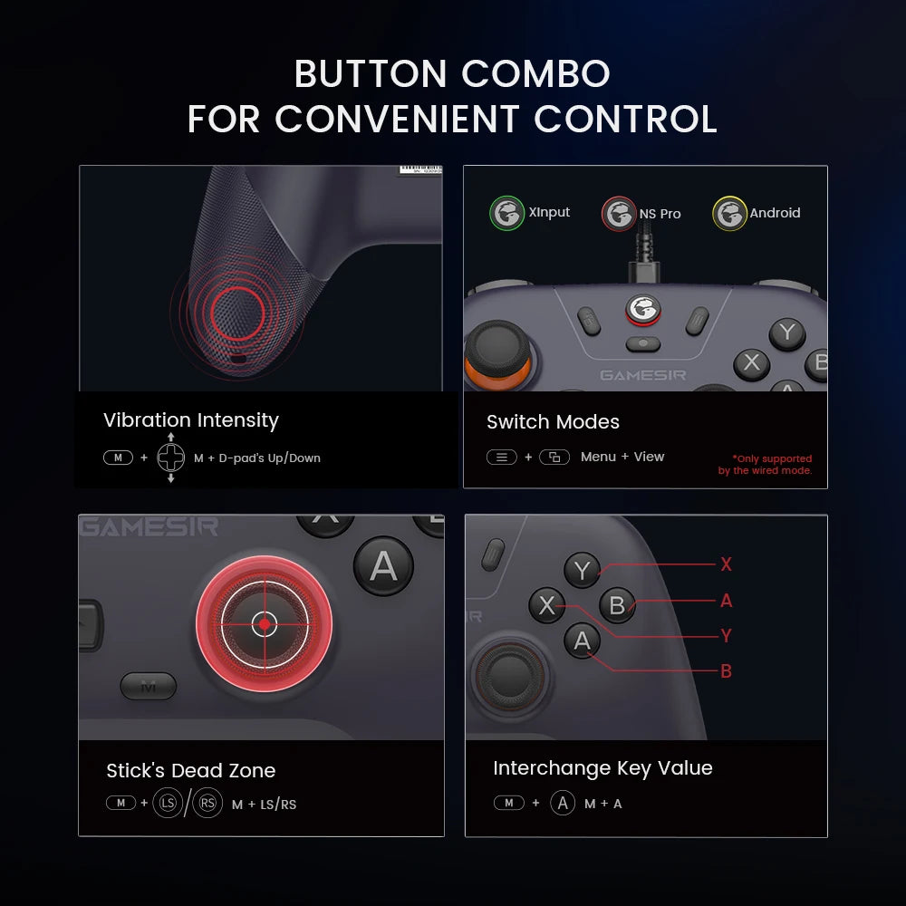GameSir Nova Lite Switch Controller Hall Effect