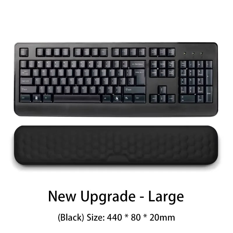 Keyboard mouse wrist rest relax wrist memory