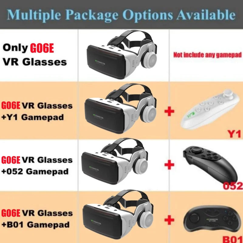 G06E Virtual Reality VR Glasses IMAX HD 3D