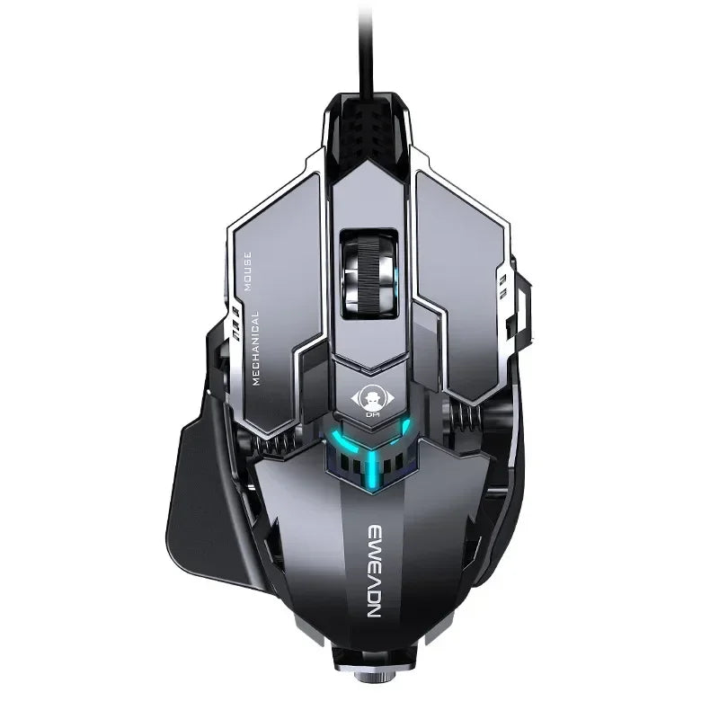 EWEADN Wired Mouse Mechanical Feel Ergonomic