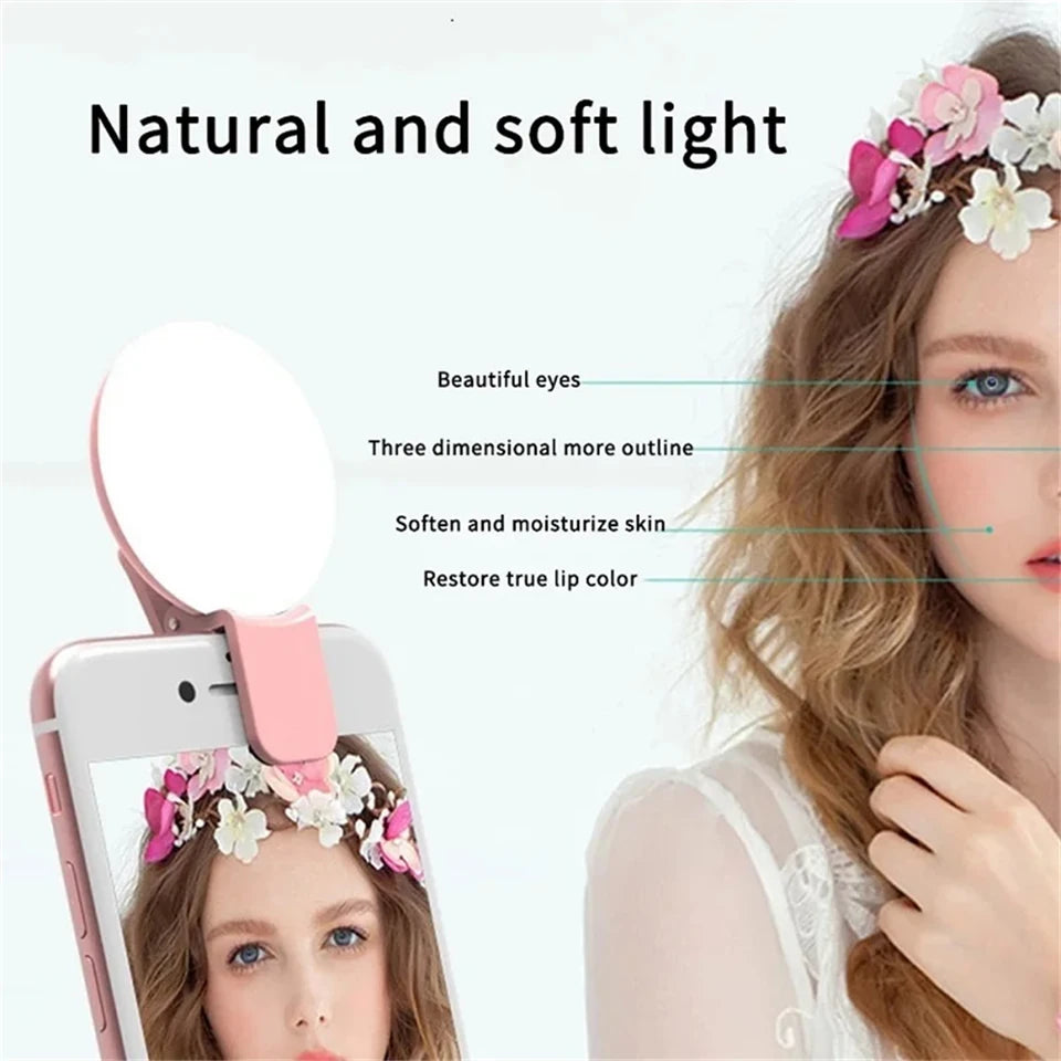 Portable LED Lamp Phone Live Video Beauty Light