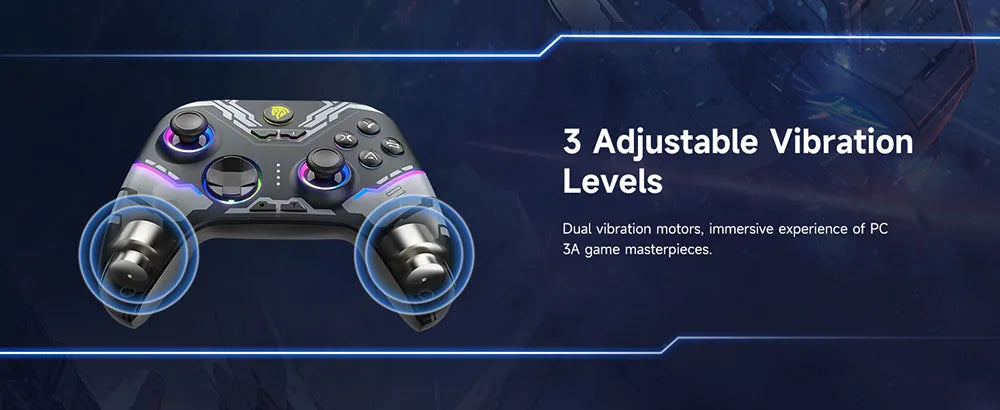 EasySMX X15 Wireless PC Gamepad, Bluetooth