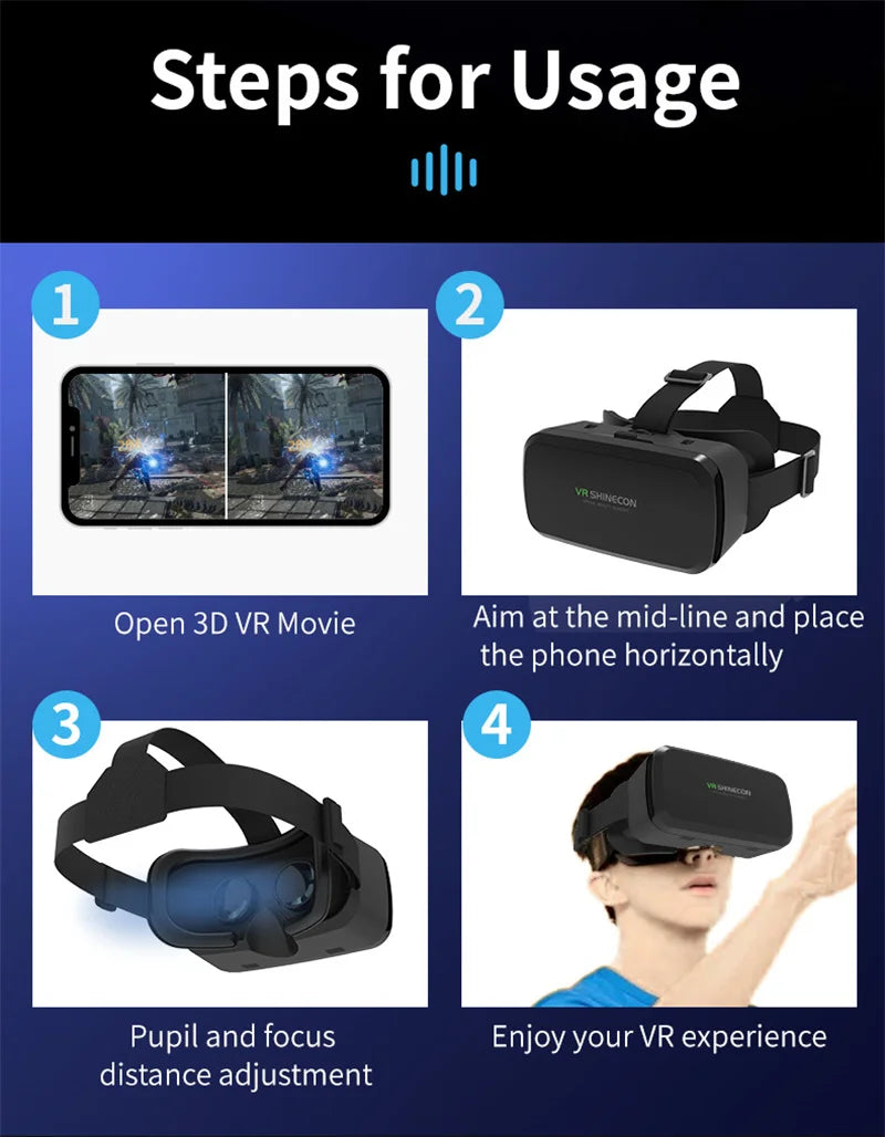 Virtual Reality Glasses IMAX Giant Screen 3D Movie