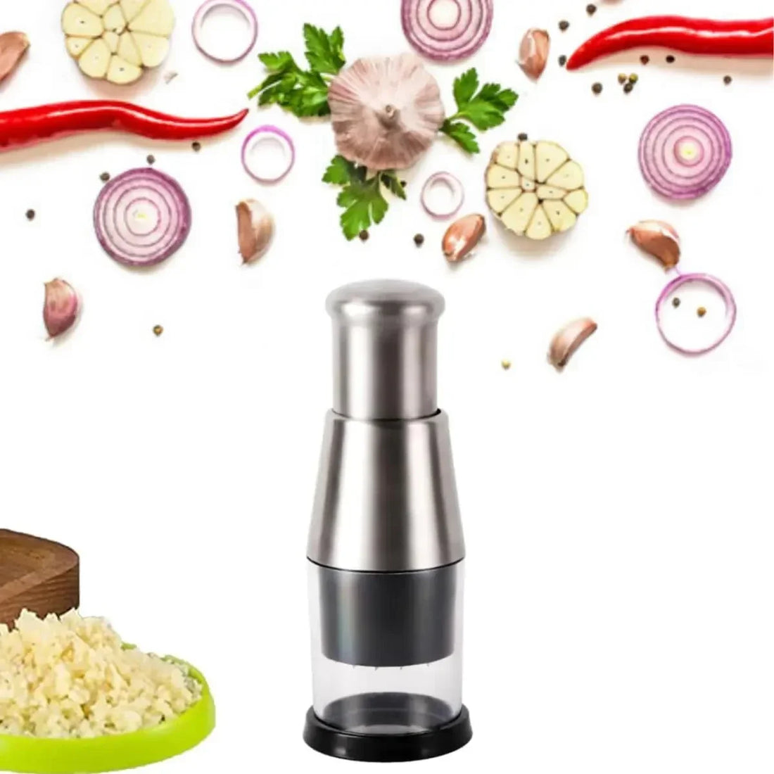 Manual Garlic Chopper Food Crusher Garlic