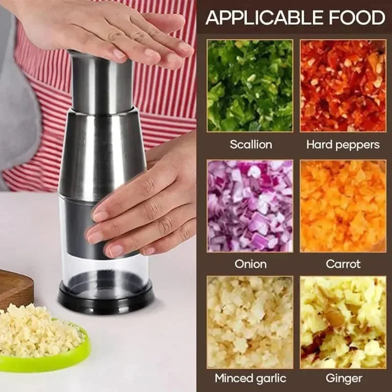 Manual Garlic Chopper Food Crusher Garlic