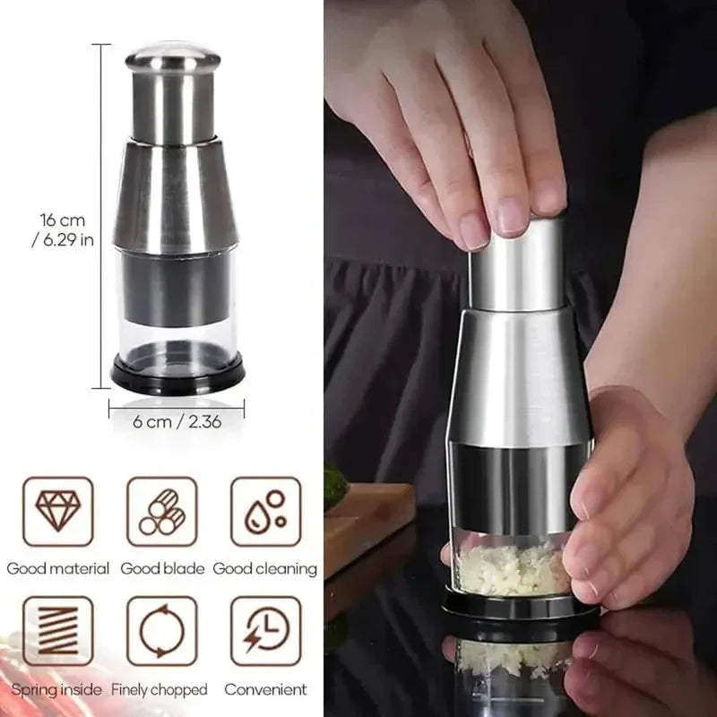 Manual Garlic Chopper Food Crusher Garlic