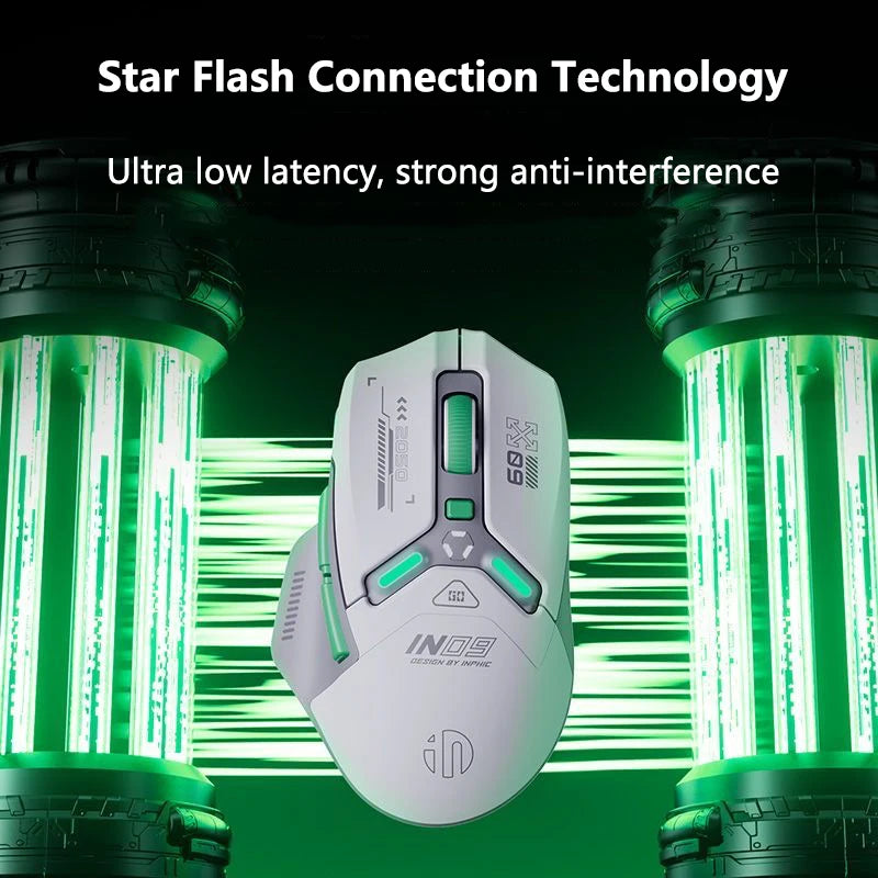 Inphic IN9 Wireless Gaming Mouse Rechargeable