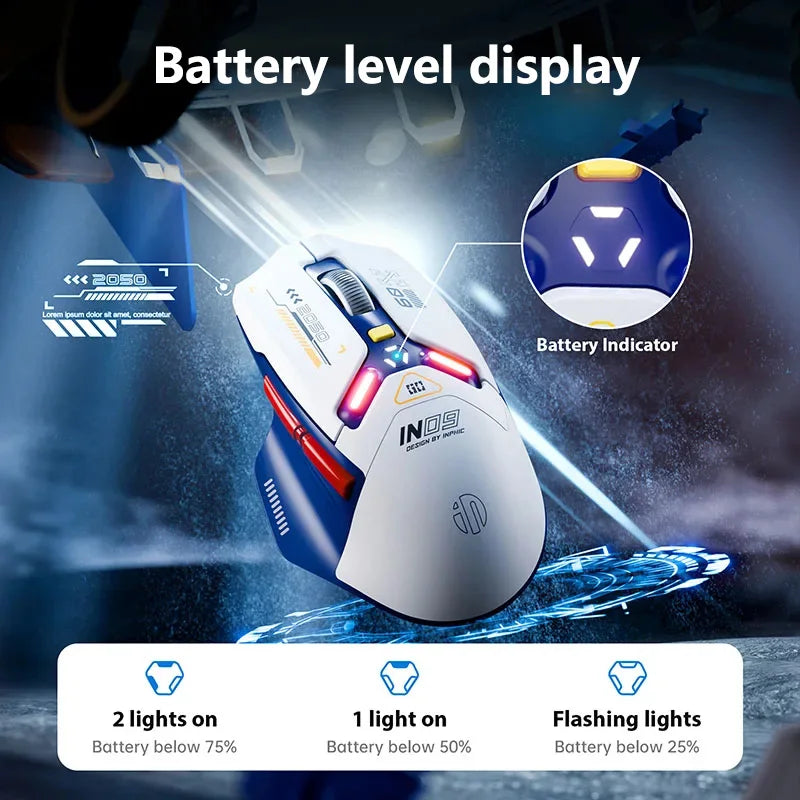 Inphic IN9 Wireless Gaming Mouse Rechargeable