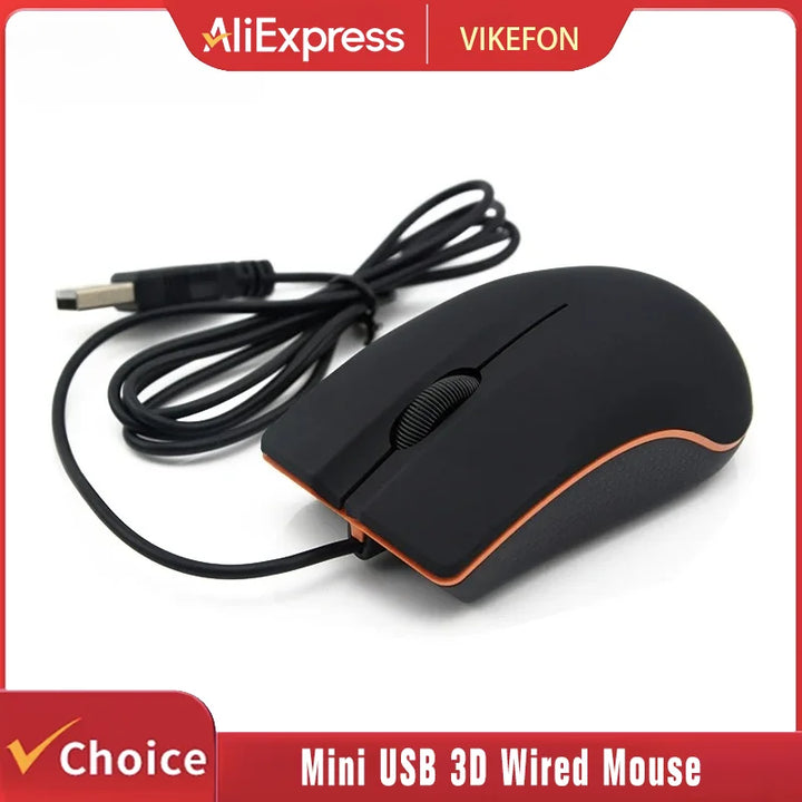 Mini USB Gaming Mouse For Laptop Notebook PC