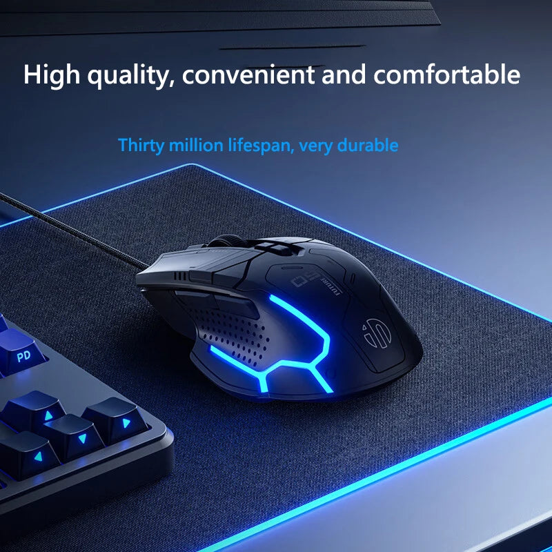 Inphic PG9 wired gaming mouse 6 buttons